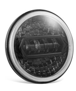 7 Inch 90W Round LED Headlight High Low Beam DRL for Royal Enfield All Models