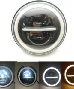 7 Inch Minus Full Ring 90w Headlight for Royal Enfield All Models