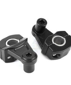Heavy Quality 2Pcs Aluminum CNC Motorcycle Handlebar Riser Handle Bar Clamp For All Bikes