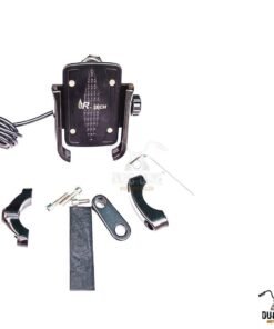 Dug Dug Jaw Grip Heavy Metal Mobile Holder with Charger for All Bikes - 1 Year Warranty