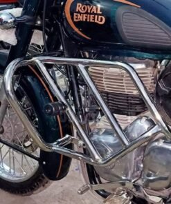 Dug Dug Classic Reborn and Meteor 350 Crash Guard with Slider Stainless Steel