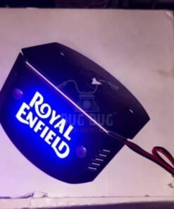 Dug Dug LED SS Front Brake Fluid Container Cap for Classic Reborn and Meteor 350 - Blue