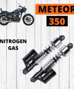 Royal Enfield Rear Shock Absorber Nitrogen Gas Adjustable Suspension for Meteor 350 - 2Pc