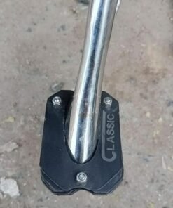 Dug Dug Side Stand Extender Sleeve for Royal Enfield Classic Reborn Stainless Steel - Black