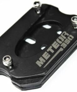 Dug Dug Side Stand Extender Sleeve for Royal Enfield Meteor 350 Stainless Steel - Black