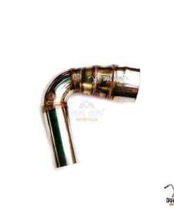 Dug Dug Stainless Steel Mid Exhaust Bend Pipe For BS6 Dominar 250 400