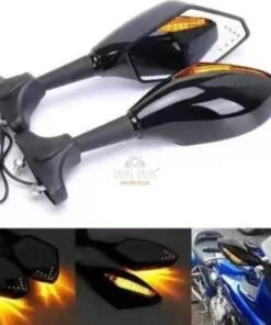 Dug Dug Universal LED Rear View Mirrors for all Bikes