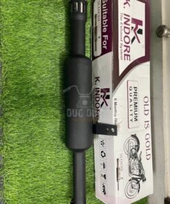 Dug Dug Original K-Indori 3 Baffle Exhaust Big Mouth for Royal Enfield Classic Standard Electra - Black