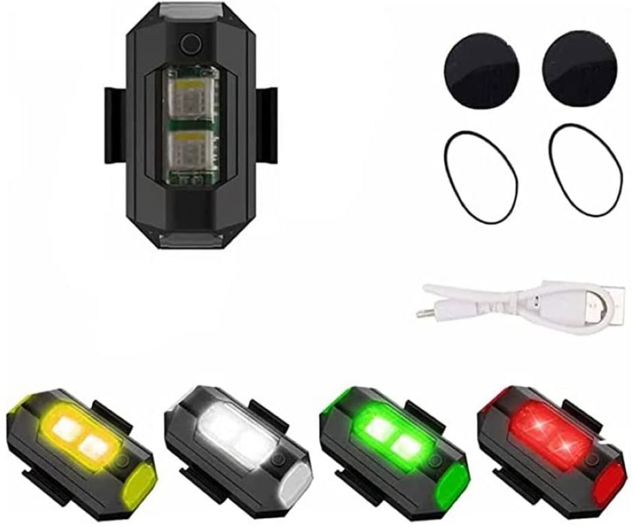 LED Aircraft Strobe Light Motorcycles with USB Charging