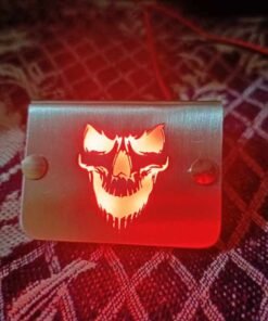 LED Devil Face Brake Fluid Master Cylinder Cap Guard for Royal Enfield Classic Standard Electra Thunderbird