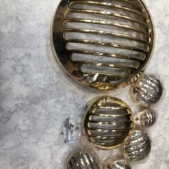 Brass Grill Set for Royal Enfield Classic Reborn - Set of 8Pc