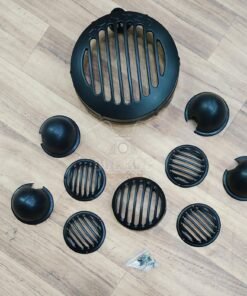 Aluminum Grill Black Set of 8 pc for Royal Enfield Hunter 350