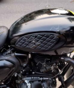 Royal Enfield Hunter 350 PVC Rubber Thigh Pad - Black