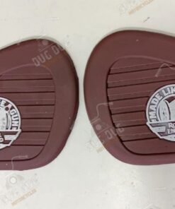 PVC Rubber Thigh Pad for Royal Enfield All Models - Brown
