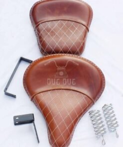 Half Cross Stitch Kabir Singh Seat for Royal Enfield Classic Standard Electra UCE