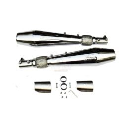 Dug Dug Cruiser Performance Exhaust SS-304 for Interceptor 650 and Contnental GT 650 Royal Enfield (1)