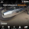 Dug Dug Venom Performance Exhaust with dB killer for Super Meteor 650