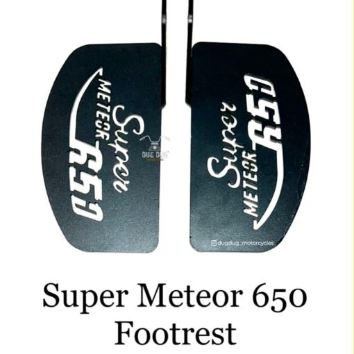 Dug Dug Super Meteor 650 Rear Footpegs Heat Shield