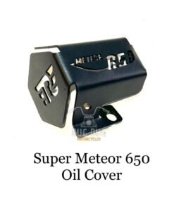 Rear Oil Container Cap for Royal Enfield Super Meteor 650 - Black