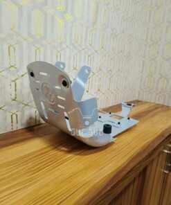 OEM Type Engine Guard Sump Guard for Royal Enfield UCE Classic 350, Standard, Electra - Silver