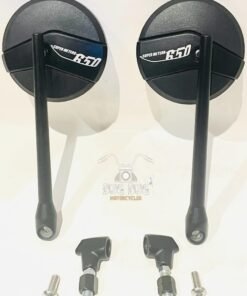OEM Aftermarket Yoke Fitting Replica Mirrors for Royal Enfield Super Meteor 650