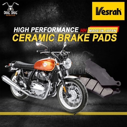 dug dug vesrah ceramic brake pads front and rear for royal enfield interceptor 650 and continental GT 650