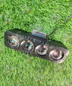 HJG 4 Lens LED Fog Light Red Devil Eye Dual Intensity White Yellow Flashing Pattern