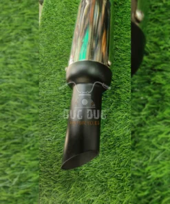 Goldstar Slash Cut Exhaust Black Cap for Royal Enfield Classic 350 Standard Electra