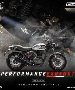 Dug Dug Cruiser Performance Exhaust with dB killer for Hunter 350 (2)_001