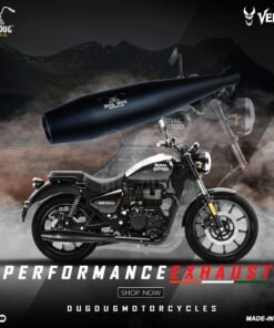 Dug Dug Venom Performance Exhaust with dB killer for Meteor 350