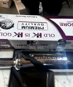 HKK Indori Original Silencer for Bullet 350 New with Heat Plate 3 Baffle - Chrome