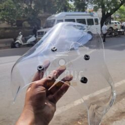 himalayan 450 carbon racing windshied visor dug dug motorcycles (5)