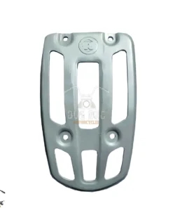 Dug Dug Pillion Seat Replacement Carrier for Royal Enfield Super Meteor 650 - Silver (1)