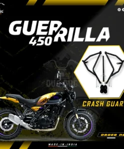 Guerrilla 450 Crash Guard 4 Sliders Heavy Duty Direct Fit - Dug Dug Motorcycles