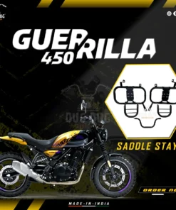 Guerrilla 450 Saddle Stay with Removable Footrest Heavy Duty with Fittings