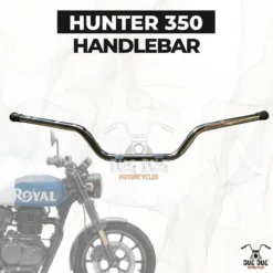 Hunter 350 Original Handlebar for Royal Enfield Part Number - RAL00039/C - Black
