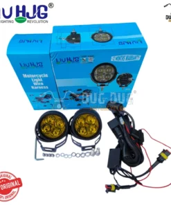 HJG Fog Lights 80W – LIU HJG 4 LED Fog Lamps with Yellow Covers & Wiring Harness