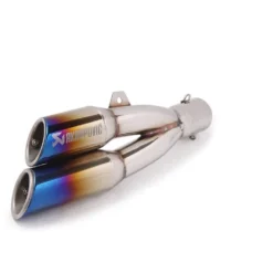 Akrapovic Double Barrel Exhaust Universal Stainless Steel Slip On for All Motorcycles with DB Killer For All Bikes