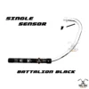 Battalion Black 350 C Bend Pipe Single Sensor exhaust pipe