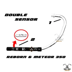 Meteor 350 C Bend Pipe Double Sensor exhaust pipe