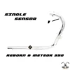 Meteor 350 L Bend Pipe Single Sensor exhaust pipe