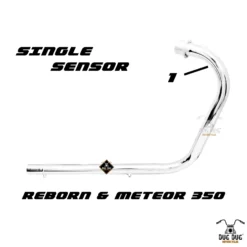 Meteor 350 L Bend Pipe Single Sensor exhaust pipe