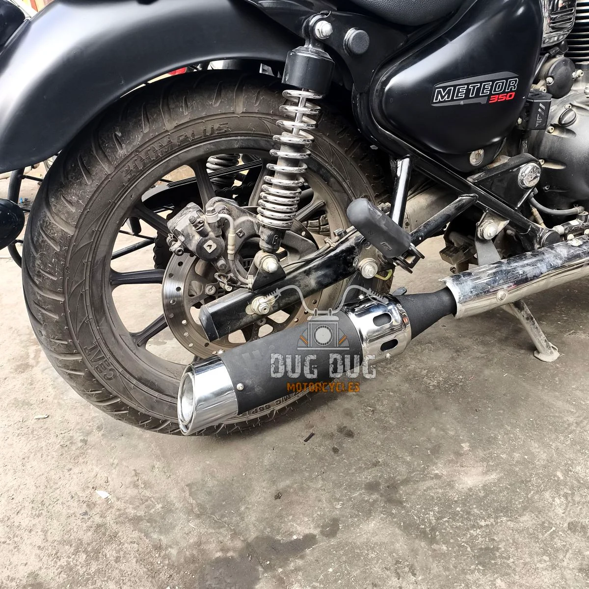 HKK Indori Exhaust for Reborn 350 Meteor 350 and Hunter 350 (2)