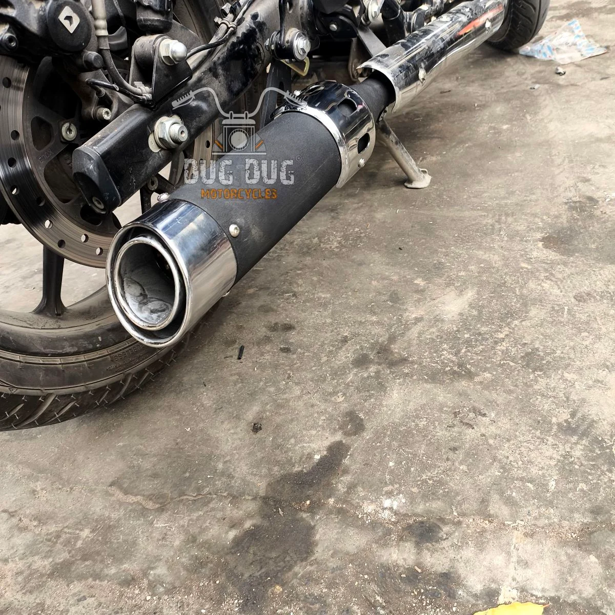 HKK Indori Exhaust for Reborn 350 Meteor 350 and Hunter 350 (3)