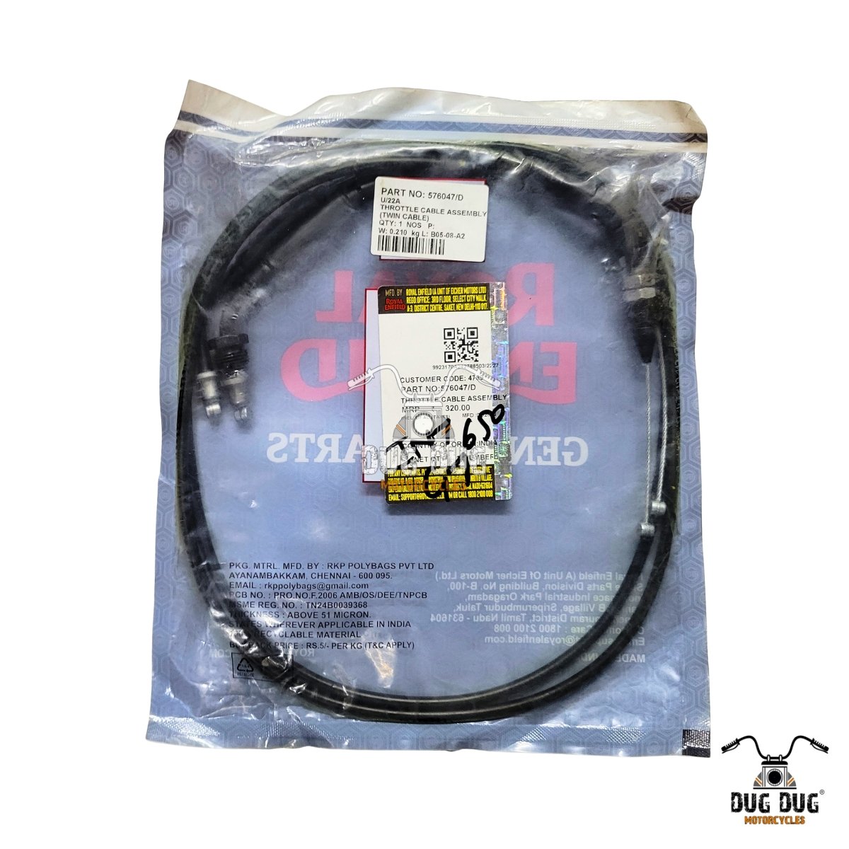 Royal Enfield Throttle Cable Interceptor 650 GT 650