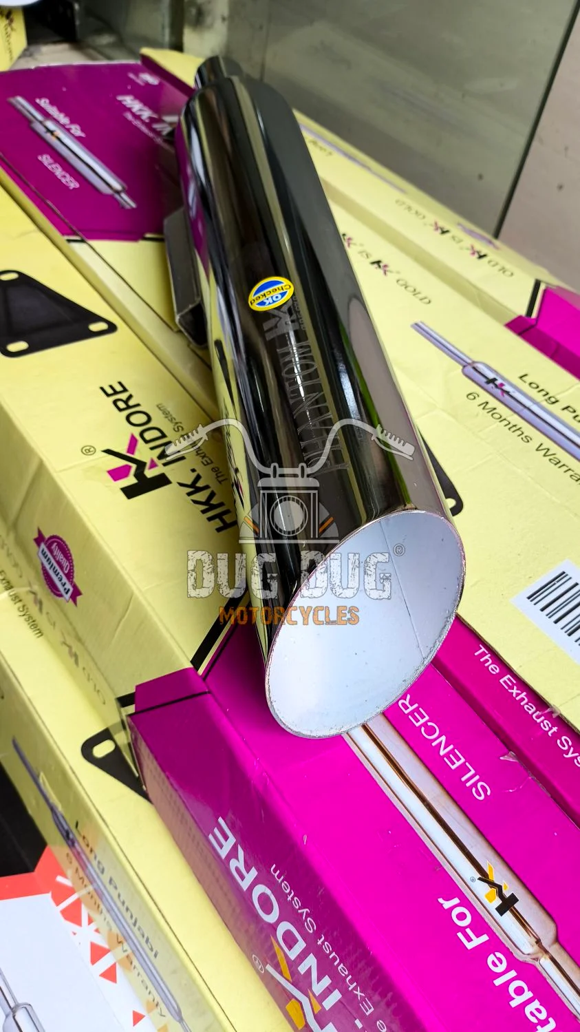 HKK Phantom Exhaust for Royal Enfield Classic Reborn 350 & Battalion Black Bullet 350 J-Series - Image 4