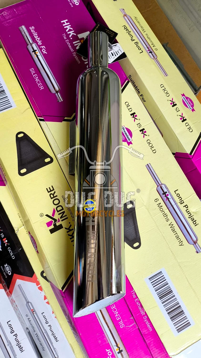 HKK Phantom Exhaust for Royal Enfield Classic Reborn 350 & Battalion Black Bullet 350 J-Series - Image 3