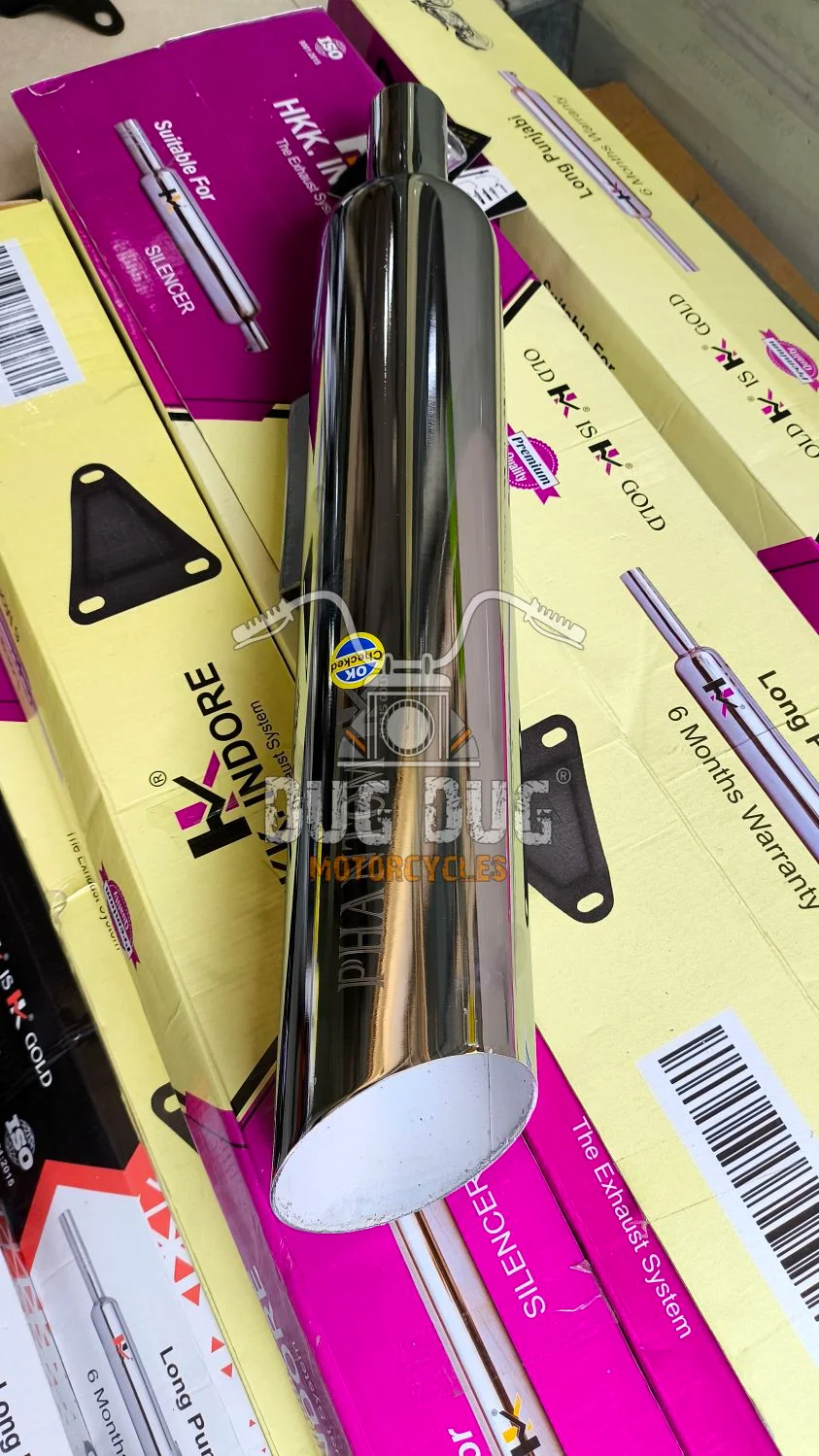HKK Phantom Exhaust for Royal Enfield Classic Reborn 350 & Battalion Black Bullet 350 J-Series - Image 2