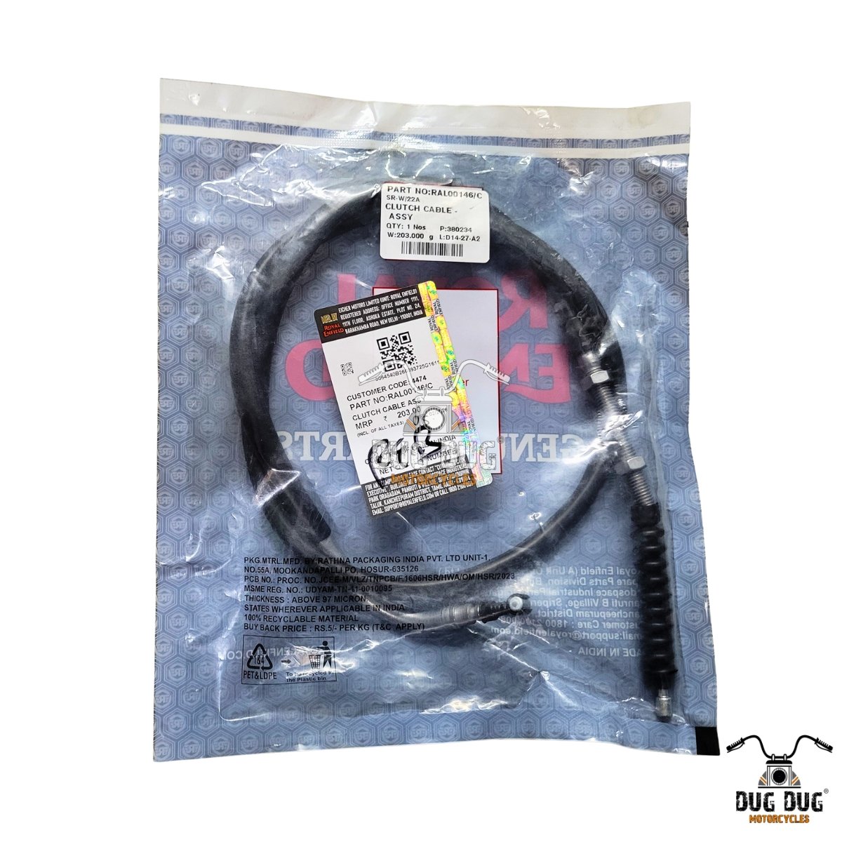 royal enfield original hunter 350 clutch cable