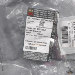 Royal Enfield Air Filter for Classic 350 Part Number 1570250/D Packaging Label